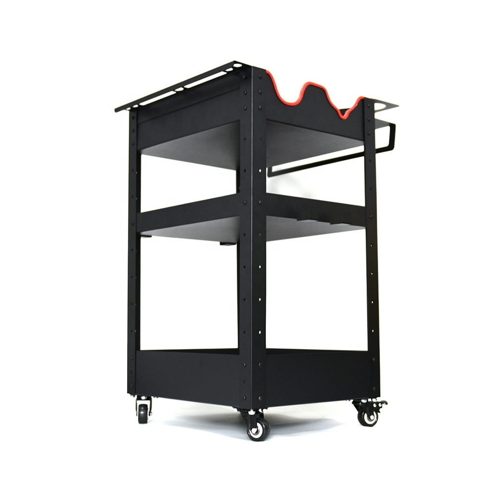 Premium Rolling Detailing Cart Detailing Trolley For Car Care & Cleaning