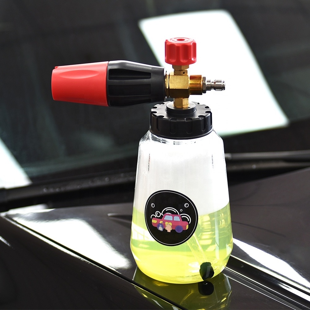 Shiner Auto High Pressure Washer Foam Cannon Adjustable Car Wash Snow Foam Cannon Sprayer