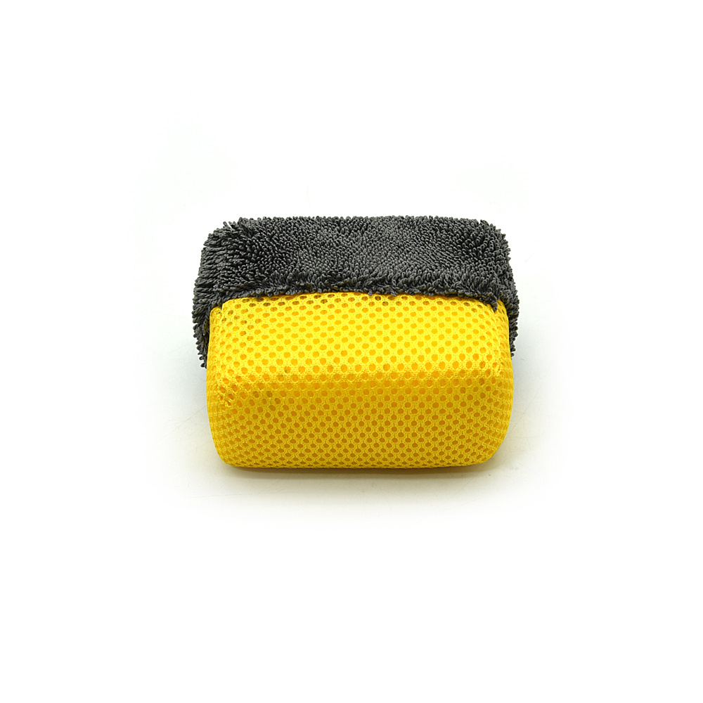 Microfiber Twist Car Detailing Tire Shine Applicator Sponges Microfiber Tire Saver Dressing Applicator