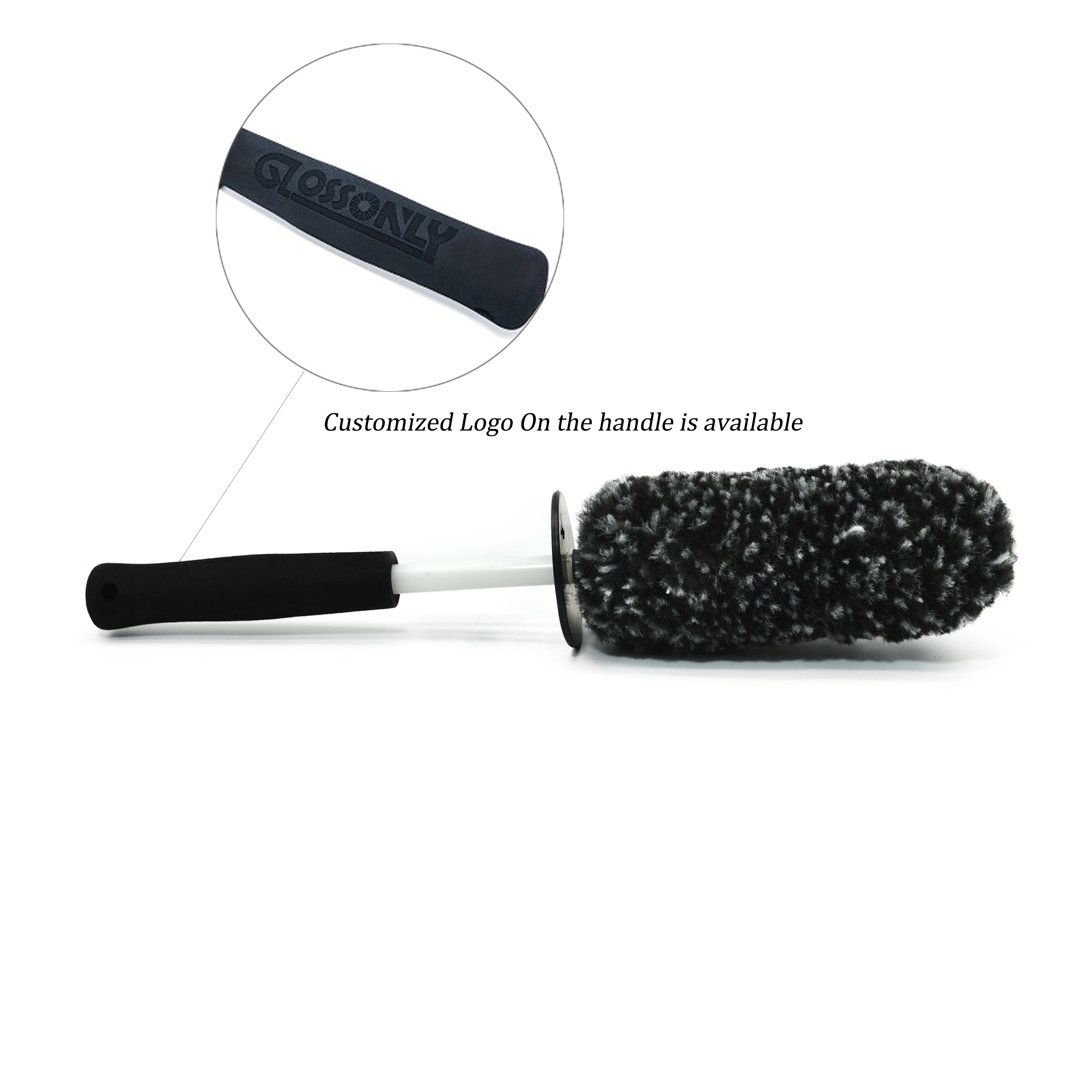 Long Handle Extra Soft Microfiber Wheel Cleaner Brush for Car Detailing Rim Cleaner Microfiber Wheel Brush Kit