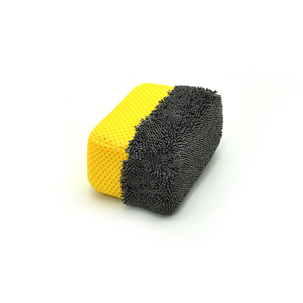 Microfiber Twist Car Detailing Tire Shine Applicator Sponges Microfiber Tire Saver Dressing Applicator