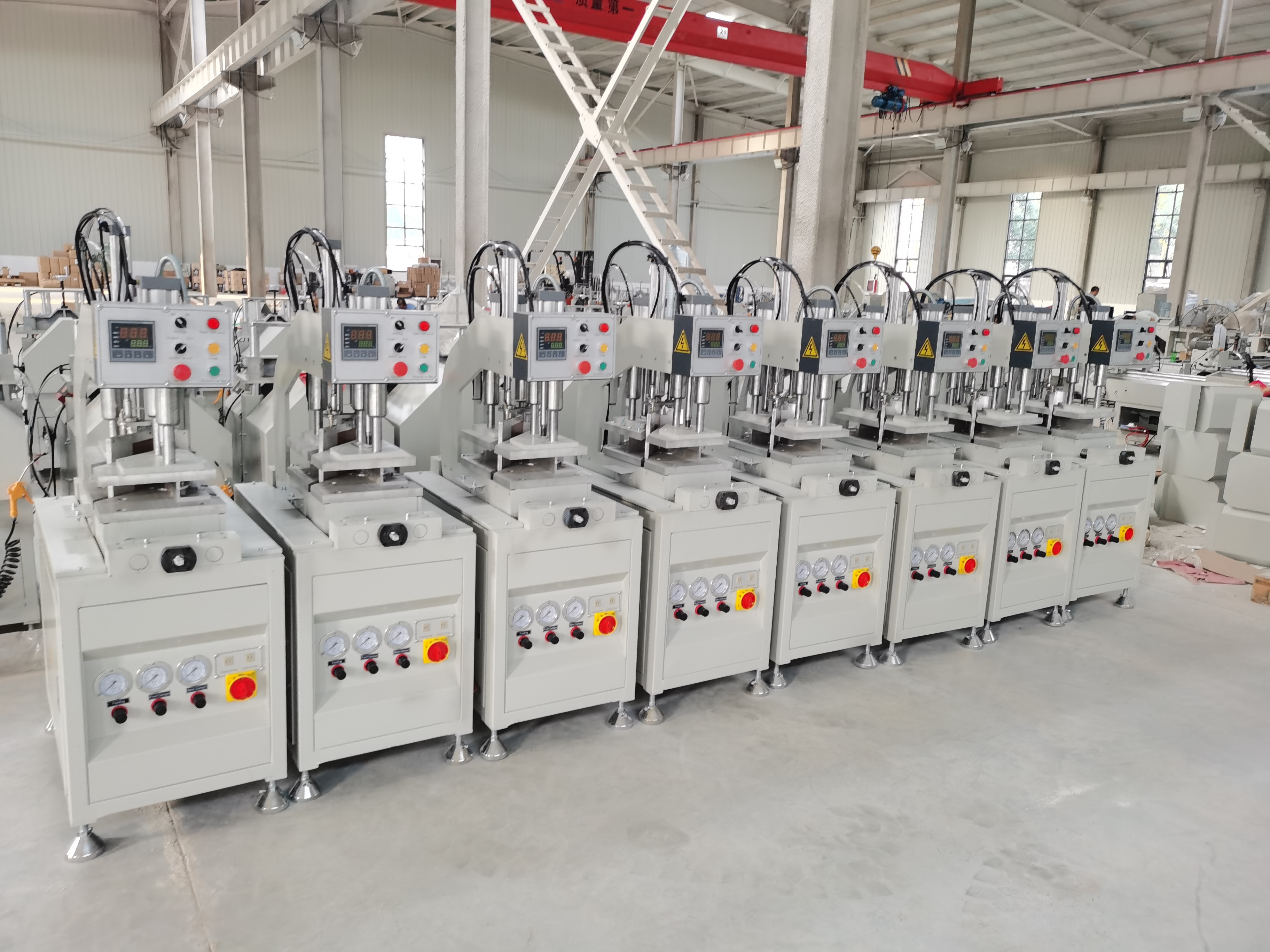 upvc window and door making machine PVC window gluing Single head basic welding machine