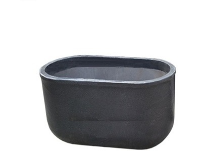 graphite crucible for melting metal