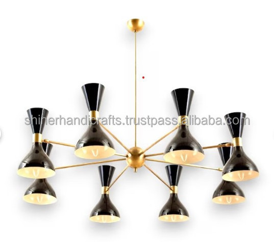 Sputnik Chandelier for Ceiling Light Fixture of 8 Arm Stilnovo style Dining Room Home Decor mid century modern Italian lamp