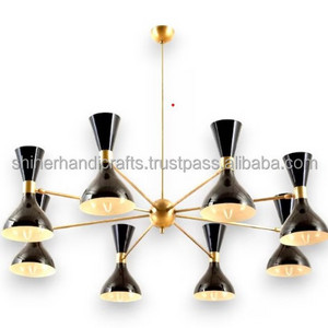 Sputnik Chandelier for Ceiling Light Fixture of 8 Arm Stilnovo style Dining Room Home Decor mid century modern Italian lamp