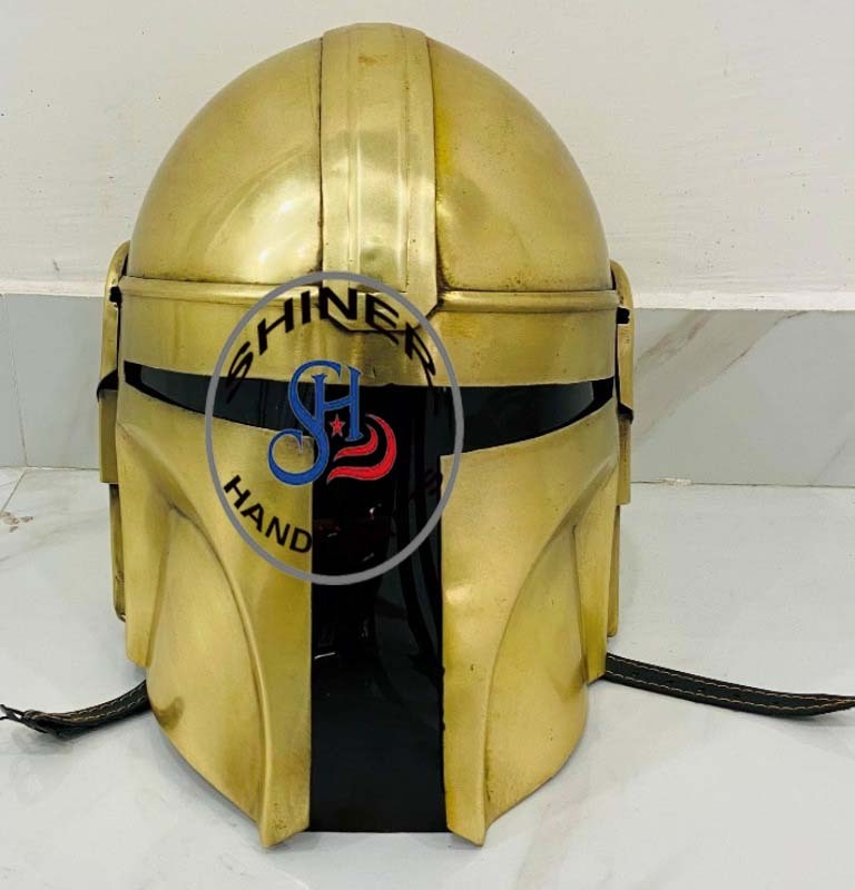 Top Quality Armor Helmet Mandalorian Helmet Antique Brass Costume Medieval Roman Centurion Helmet  Manufacturer