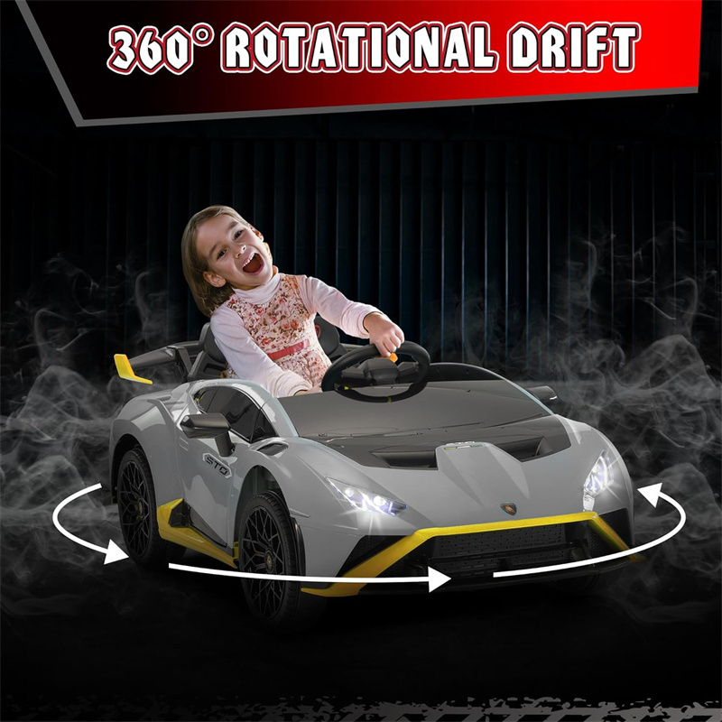 24 Volt Kids Lamborghini Drift Ride On Car with Remote Control