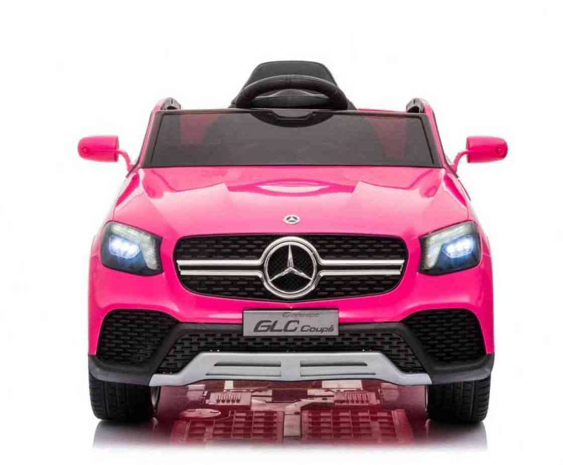 Pink Coupe Kids Ride on - Official Licensed Kids GLC Coupe 12v ride on car with working LED lights