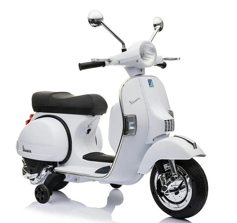 Hot selling Vespa licensed children electric motorcycle kids ride on toys