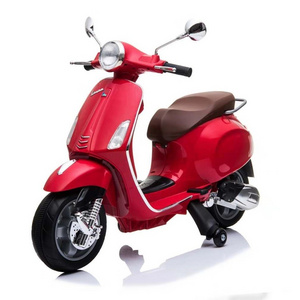 New Hot Sale Vespa Licensed 12V Mini Electric Motorcycle For Kids