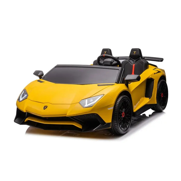 Big size licensed Lamborghini Aventador SV  24V electric ride on car with two scissor doors