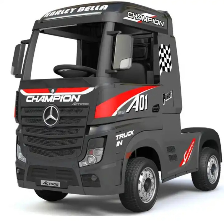 Licensed Mercedes Benz Actros truck ride on car with trailers kids children electric truck