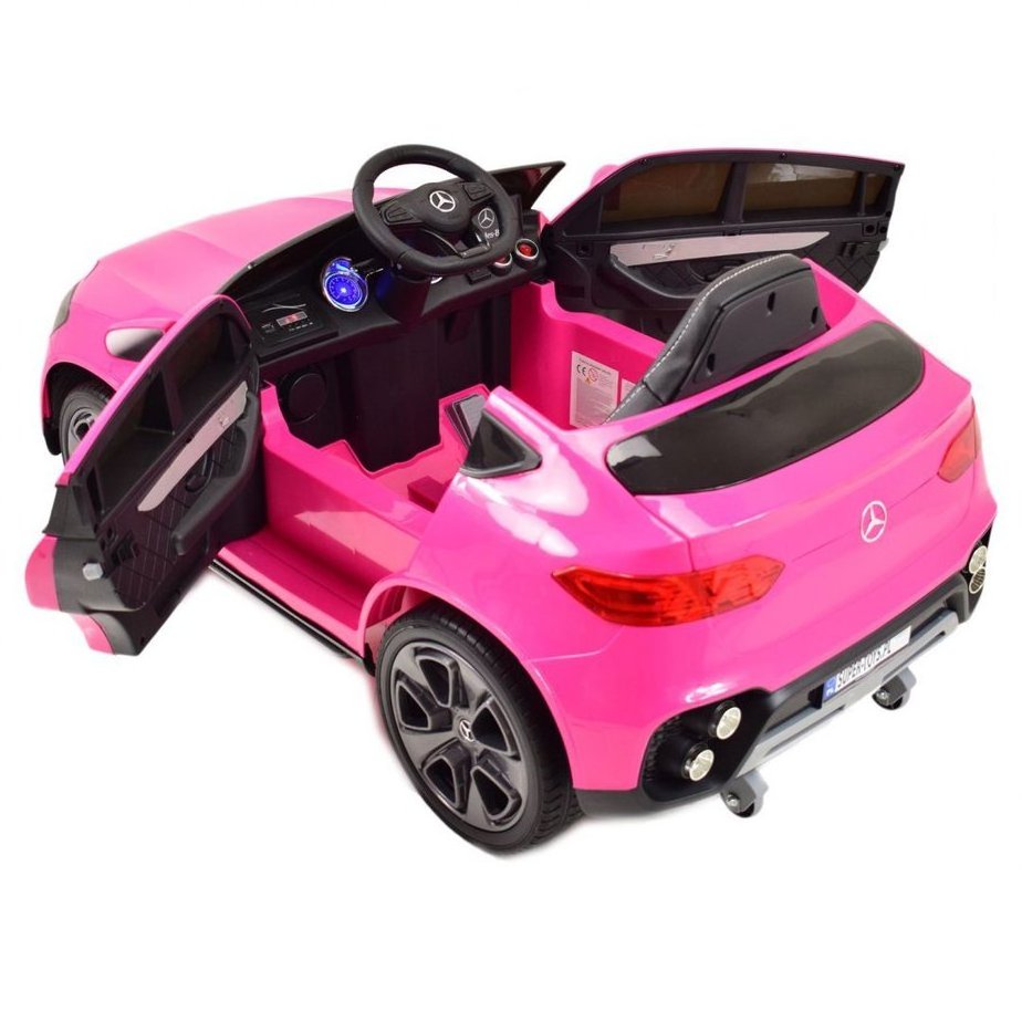 Pink Coupe Kids Ride on - Official Licensed Kids GLC Coupe 12v ride on car with working LED lights