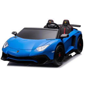 Big size licensed Lamborghini Aventador SV  24V electric ride on car with two scissor doors