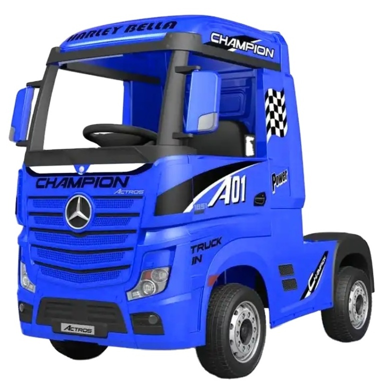 Licensed Mercedes Benz Actros truck ride on car with trailers kids children electric truck