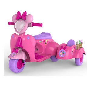 2021 Newest Electric Ride on Motorcycle for Kids Electric Cars for girl pink color ride On car