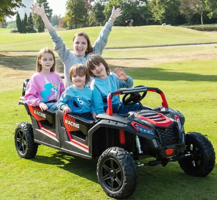 48V Brushless Motor 4 Seater UTV Electric ride on Car for Up 12 Years Old Kids 24V14ah*2 for toys