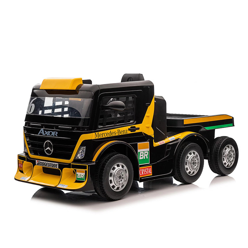 2022 licensed electric truck  baby ride on toy cars 6 wheels ride on car with trailer