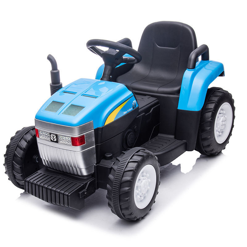 12v Kids licensed Electric Battery Powered farm car ride on Car Blue Electric Truck  Wheels Toy