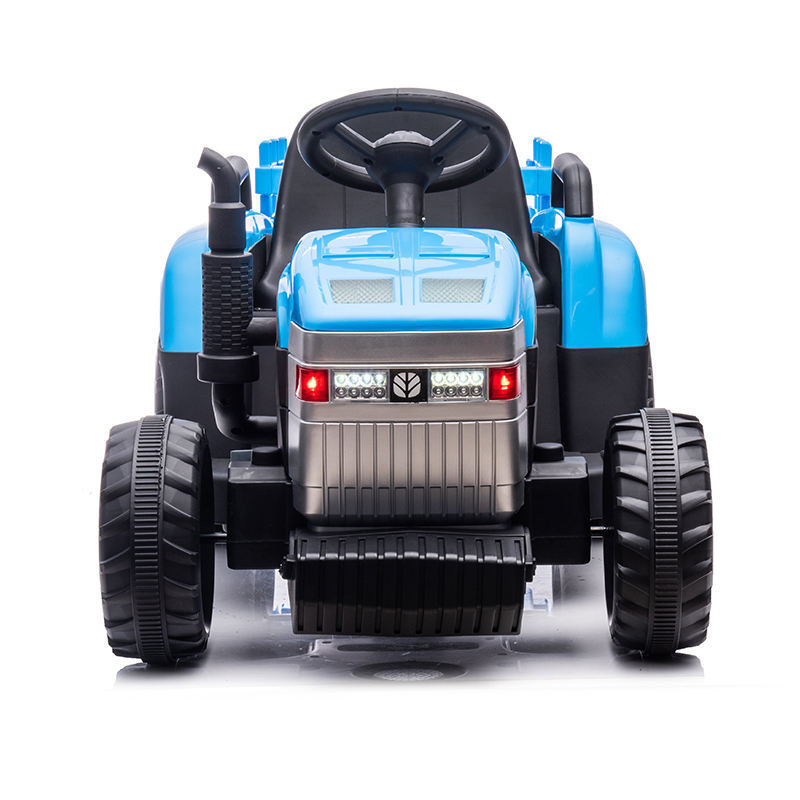 12v Kids licensed Electric Battery Powered farm car ride on Car Blue Electric Truck  Wheels Toy