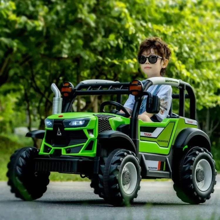 Big size 12V battery 4X4 power wheel Two Seats kids ride on off road Car for 2-6 years