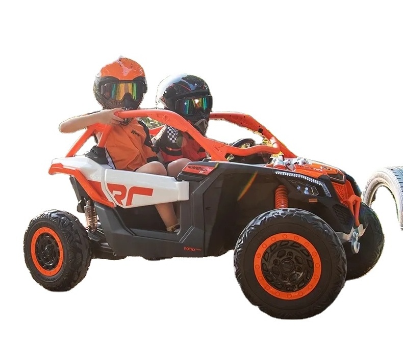 Licensed  UTV ride on 2*24v7ah battery and 4*200w motors ,leather seat and eva wheels for kids to ride