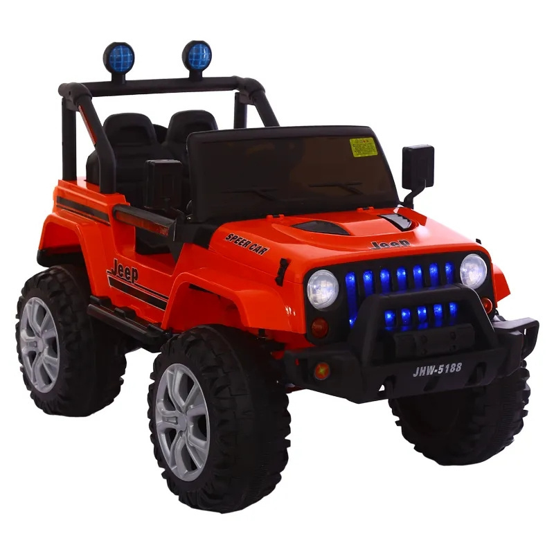 wholesale high quality  low price ride on jeep toys car for children to ride with remote control and mp3 light