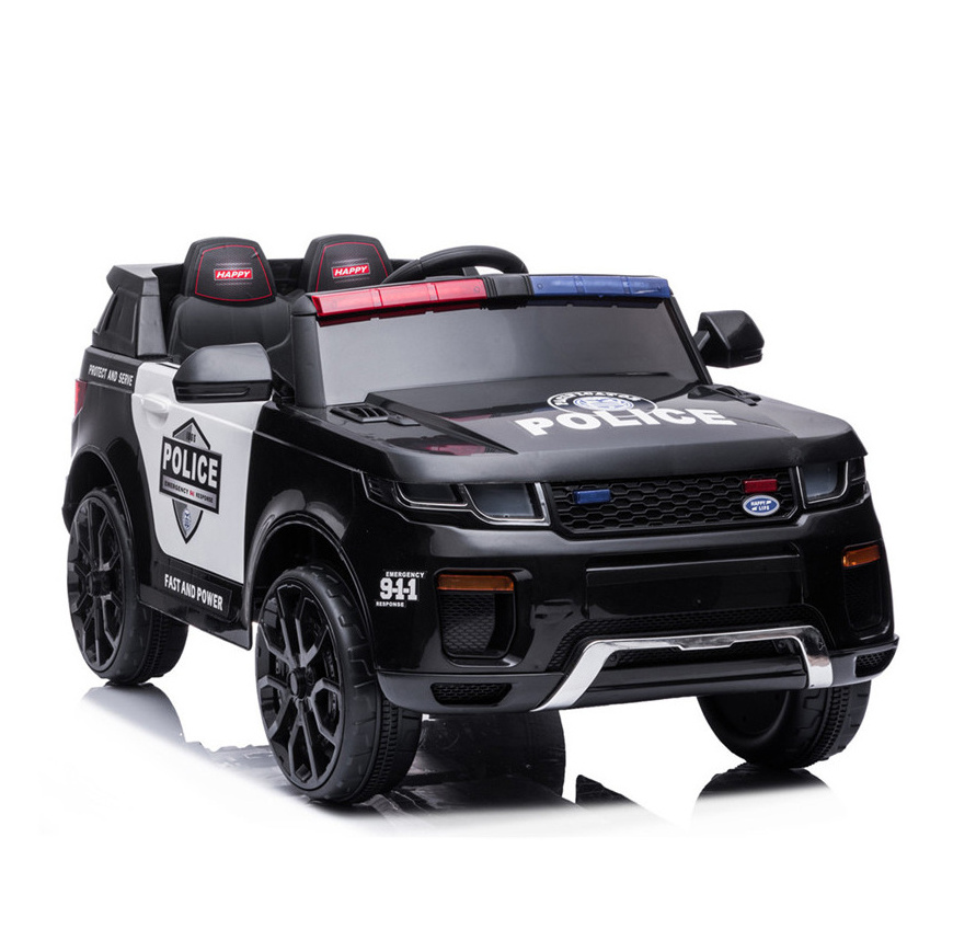 Kids battery operated car police newest ride on car children car  one price 2021