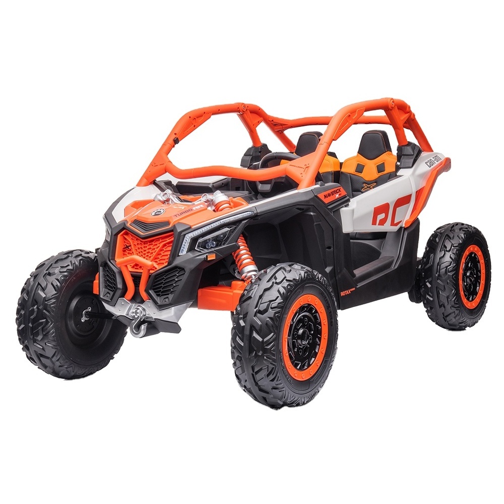 Best price utv electric car kids Licensed Can-Am UTV 2 seat ride-on cars 24v