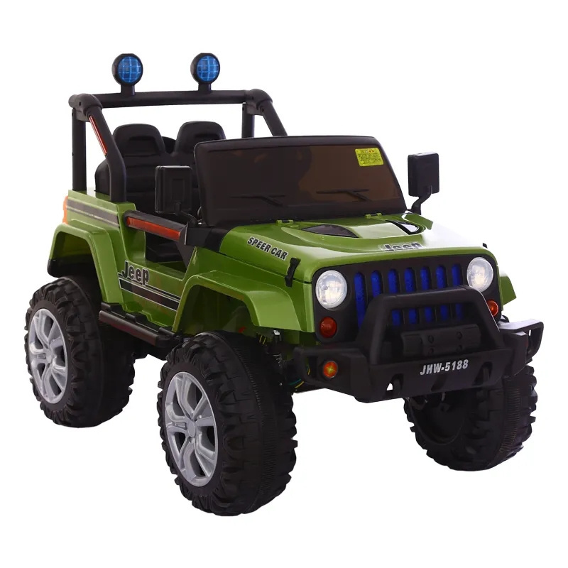 wholesale high quality  low price ride on jeep toys car for children to ride with remote control and mp3 light