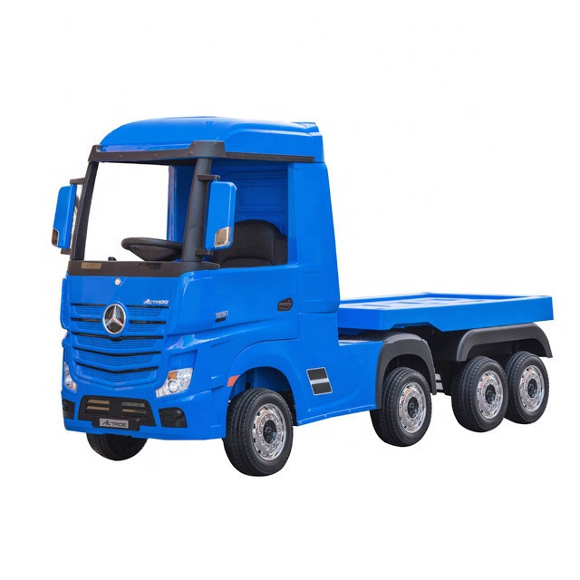 2020 licensed  lorry with trailer  ride on car 12v electric truck  baby ride on tractor 24v