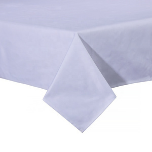 LUXURY 100% COTTON PLAIN SATIN DAMASK TABLE CLOTH FOR 5-STAR HOTEL RESTAURANT