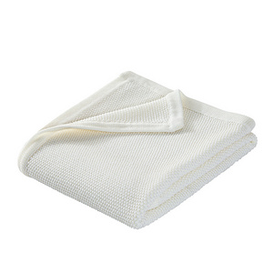 Luxury Super Soft Cashmere Like Merino Wool New Born Baby Shawl Blanket