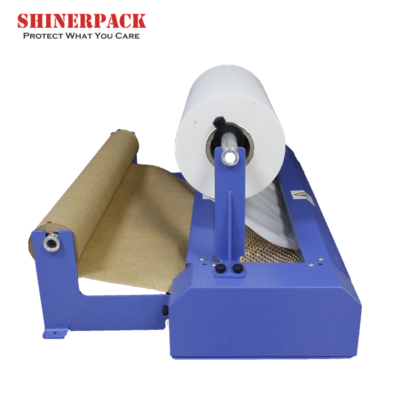 Automatic High Speed Protection Using Packaging Paper Wrapping Machines Honeycomb Kraft Paper Packaging Machine