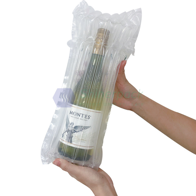 Strong Cushion Seal Bubble Film Bag Wine Bottle Protector Inflatable Bag Protective Air Column Wrapping Bag Packaging Protector