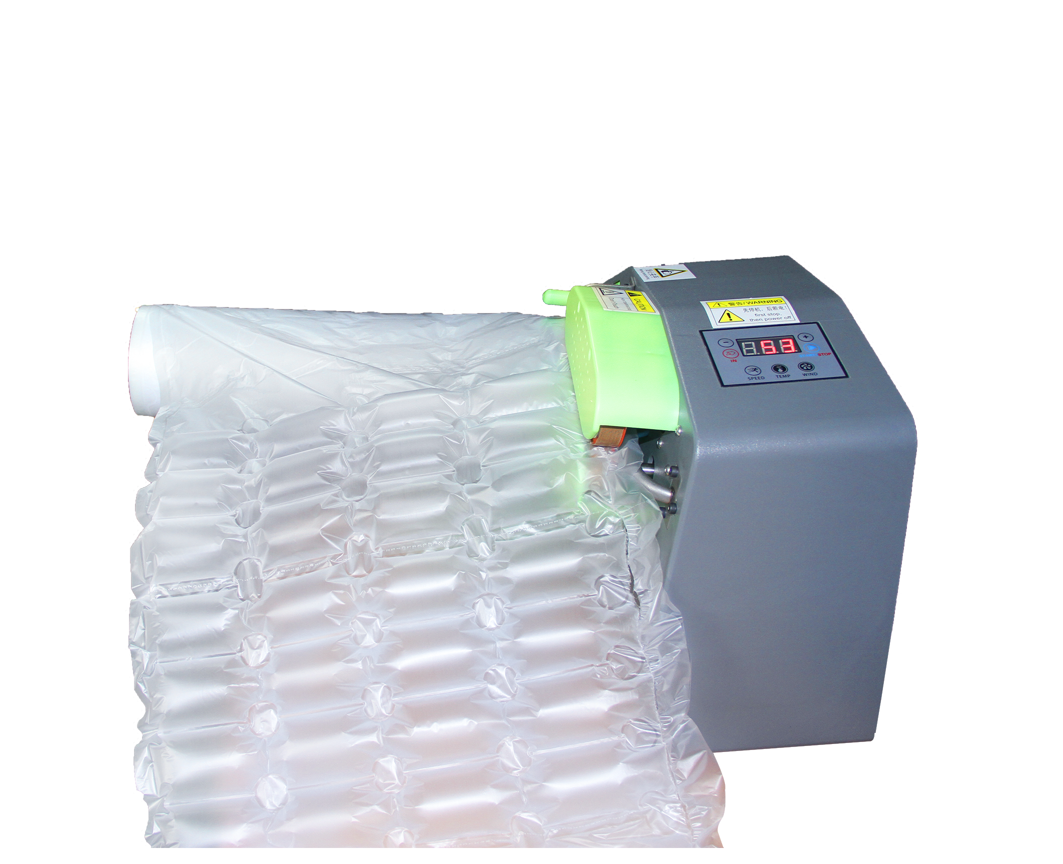 Factory Direct Sale High Efficiency  Pillow Bubble Film Wrap Roll Bubble and Wrap Machine Air Cushioning Machine