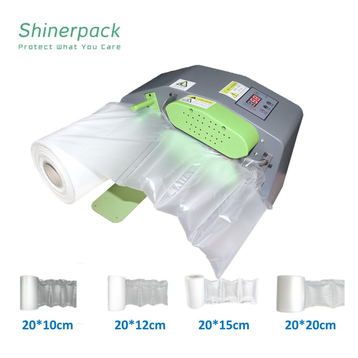 Factory Best Price Mini High Speed Packaging Bubble Film Pillow Bag Roll Packing Materials Air Cushion Machine