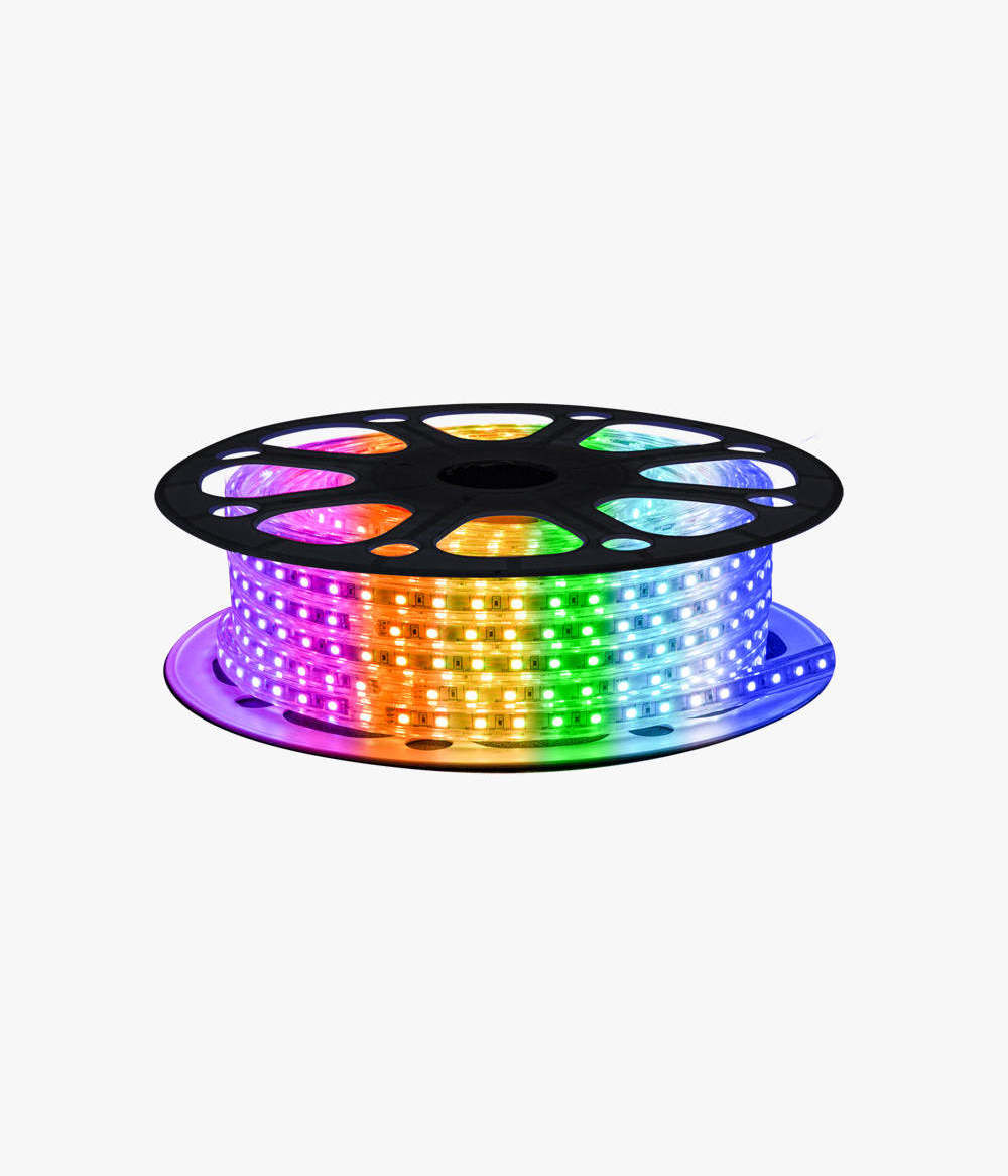 LED RGB Light Strip ETL Listed IP65 Waterproof Dimmable Remote LED RGB Strip Lights for Atmosphere Decoration