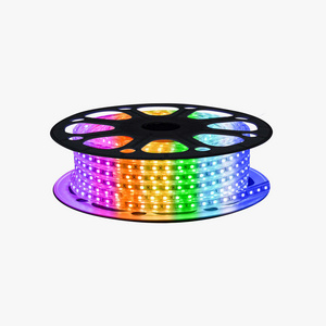 LED RGB Light Strip ETL Listed IP65 Waterproof Dimmable Remote LED RGB Strip Lights for Atmosphere Decoration