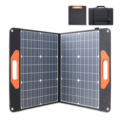 Camping solar panel portable charger 200W 12v 100w 60w foldable solar panel outdoor 12v 100W power portable solar panel