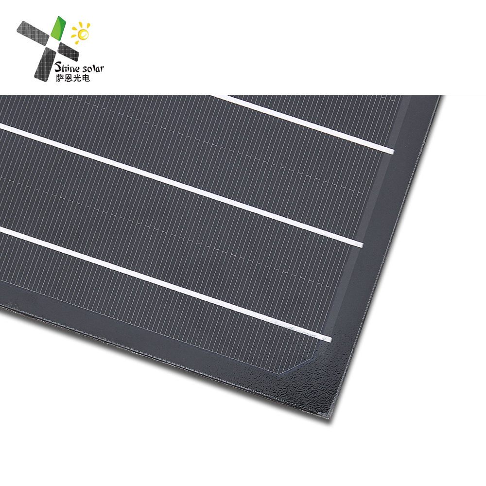 Custom mono solar panel 12v 10 watts 20 watts 30 watts roof solar panel for integrated bipv solar roof shingle tiles