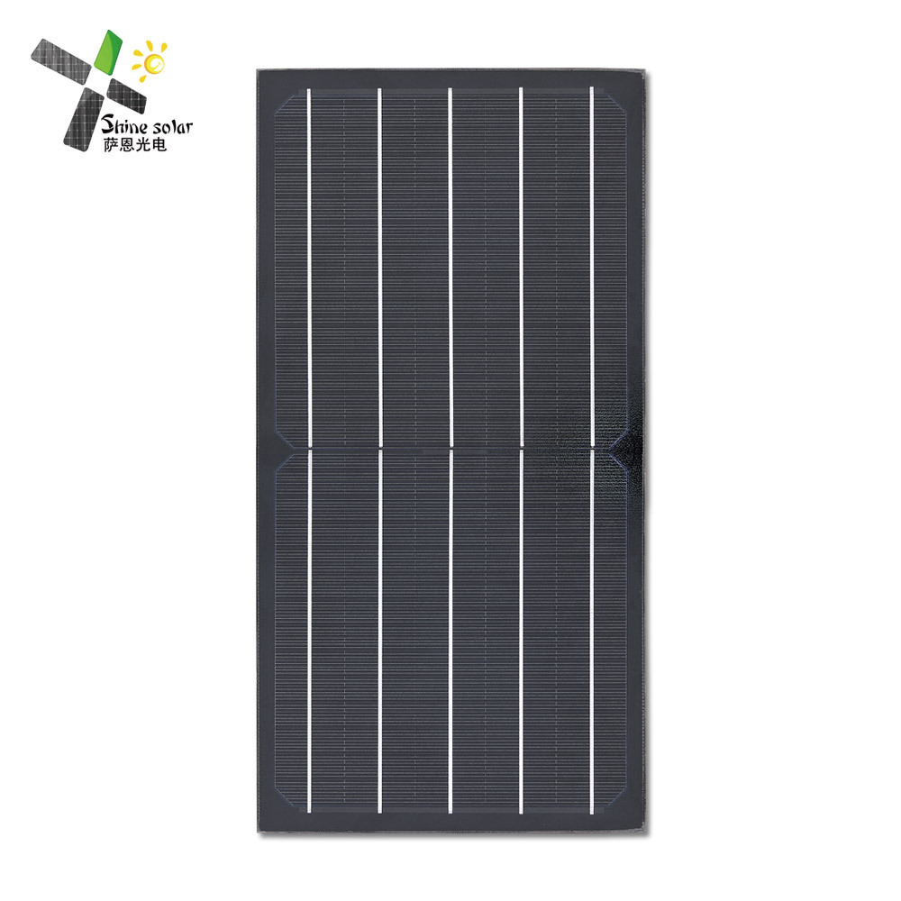 Custom mono solar panel 12v 10 watts 20 watts 30 watts roof solar panel for integrated bipv solar roof shingle tiles