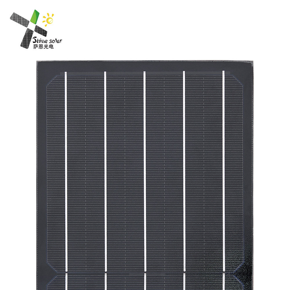 Custom mono solar panel 12v 10 watts 20 watts 30 watts roof solar panel for integrated bipv solar roof shingle tiles