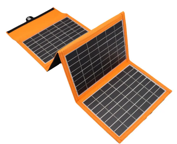 Portable Folding Mini Solar Panel For Camping Tent 28w 50W Mono Foldable Solar Panel Charger with USB for Outdoor Camping