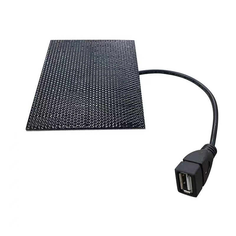 Mini Solar Panel Usb Output 6v 5w Small Size Solar Panel For Outdoor Security Camera