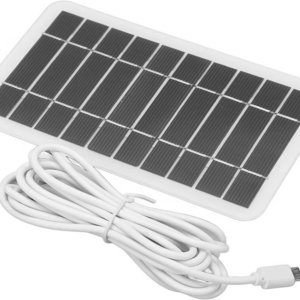 Mini Solar Panel Usb Output 6v 5w Small Size Solar Panel For Outdoor Security Camera