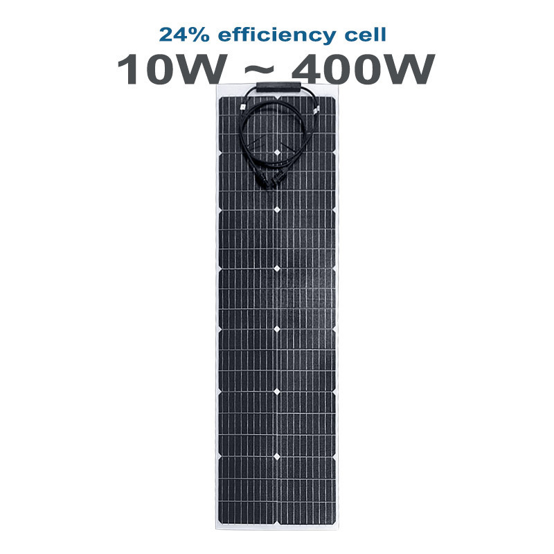 Outdoor Solar Panels 50W 100W 120W 200W 300W Thin Film Solar Panel 12V Solar Panel for Caravan RV Camping Hiking