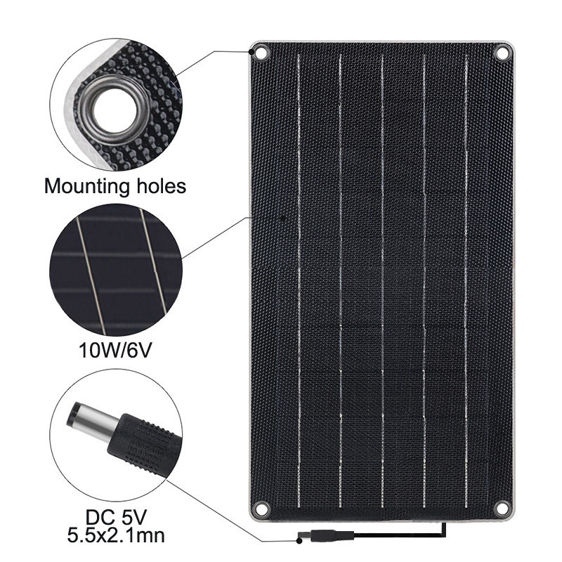 Outdoor Solar Panels 5W 10W 20W Mini Solar Panel 6V 12V Solar Panels for Solar Fan Kit