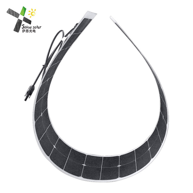 75W 150w 200 Watt 20 Volt Cutting Edge film Flexible Solar Panels for Motorhomes and Caravans Off Grid Applications