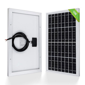 Small Size 12V Solar Panel 10W 20W 50W Solar Power Panel Charger Portable for Vehicle Gate Opener Electrical Fence Solar Lights